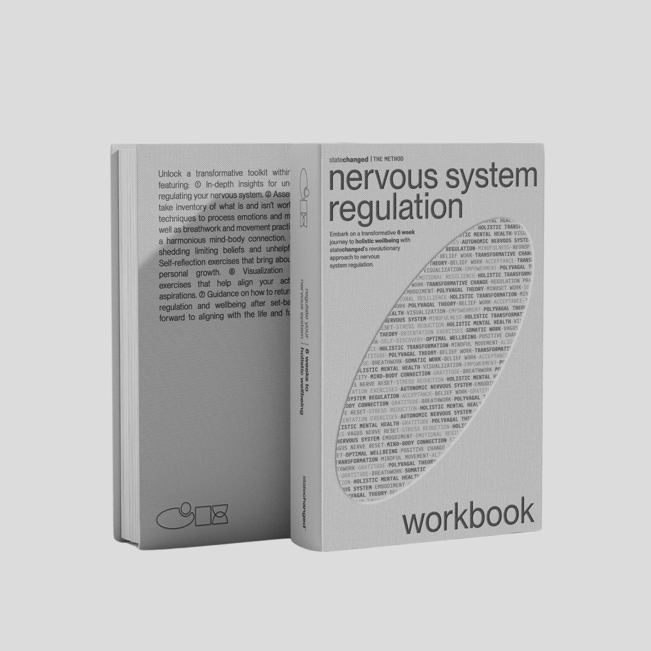 statechanged's Nervous System Regulation workbook offering tools, prompts, and rituals for emotional balance and self-reflection