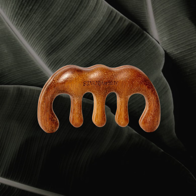 Wood Scalp Gua Sha